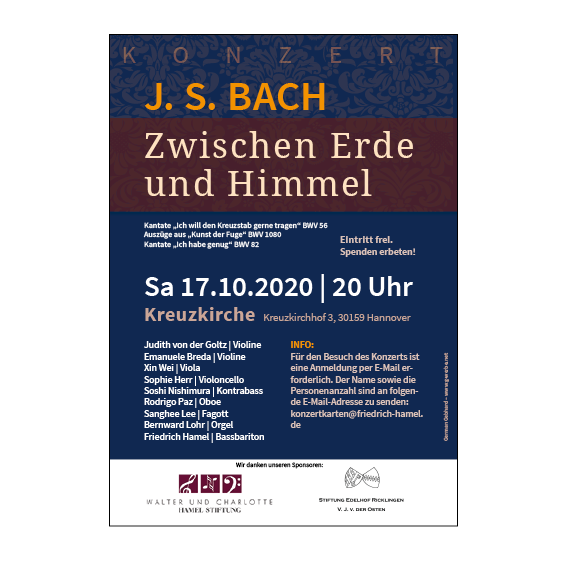 Bach Plakat
